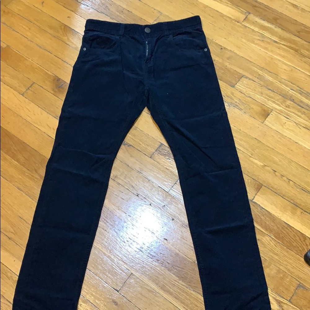 Zara Boys Blue Corduroy Pants